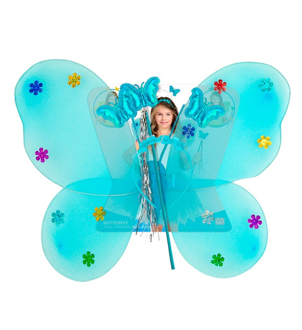 FJÄRILSUPPSÄTTNING BLÅ