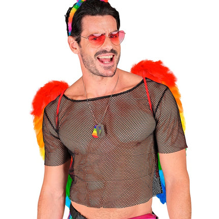 FJÄDERVINGAR REGNBÅGE HOPFÄLLBAR 50 X 50 CM