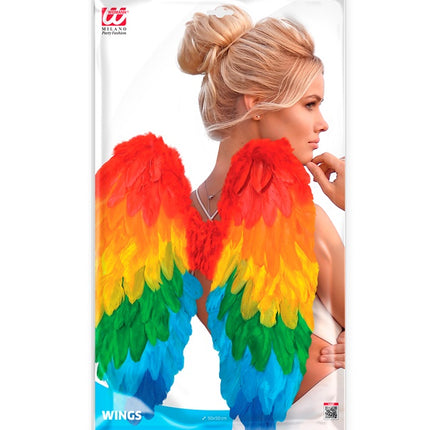 FJÄDERVINGAR REGNBÅGE HOPFÄLLBAR 50 X 50 CM