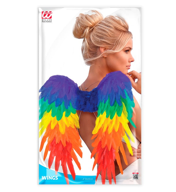 FJÄDERVINGAR REGNBÅGE HOPFÄLLBAR 50 X 50 CM