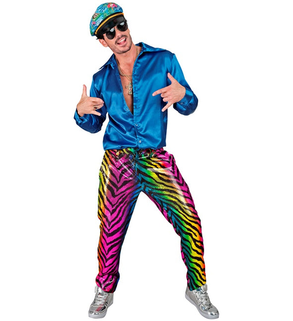 PAILLETTER BROEK REGENBOOG TIGER Vuxen