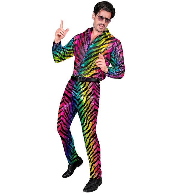 PAILLETTER BROEK REGENBOOG TIGER Vuxen