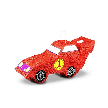 Röd piñata-racerbil