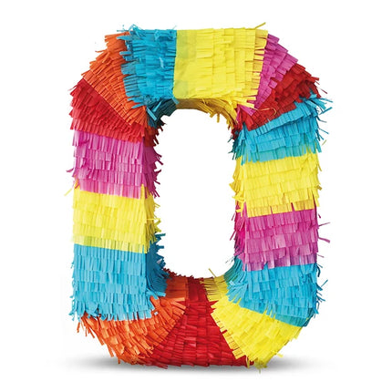 0 år, färgglad piñata, 45 cm