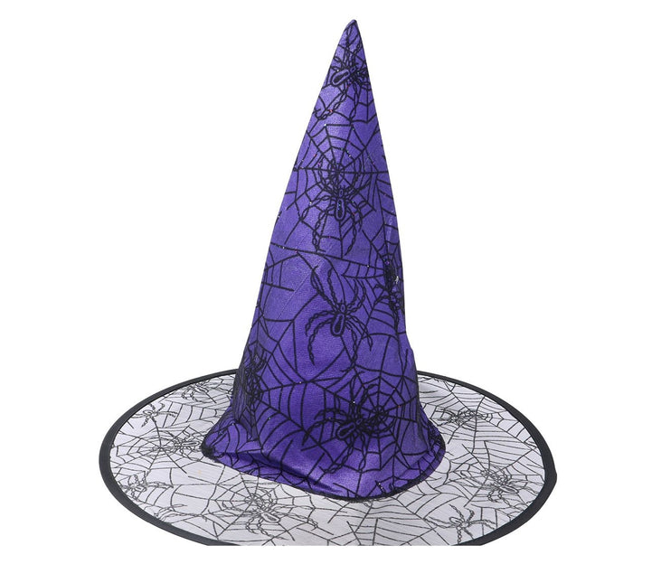 Lila hatt häxa spindel