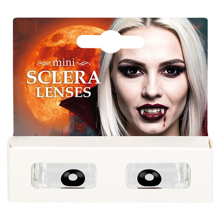 Ett par 6-månaderslinser Mini sclera Night
