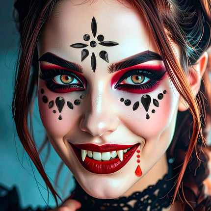 ANSIKTSDEKORATION VAMPYR
