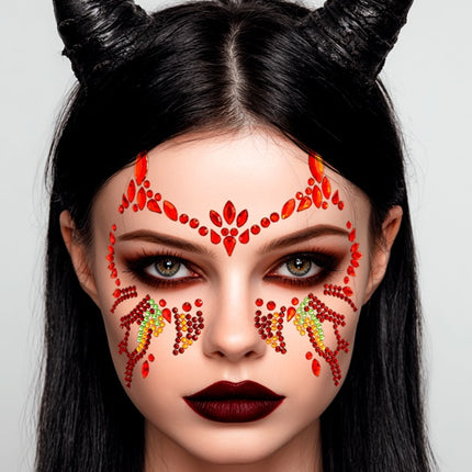 Ansiktsdekoration Devil