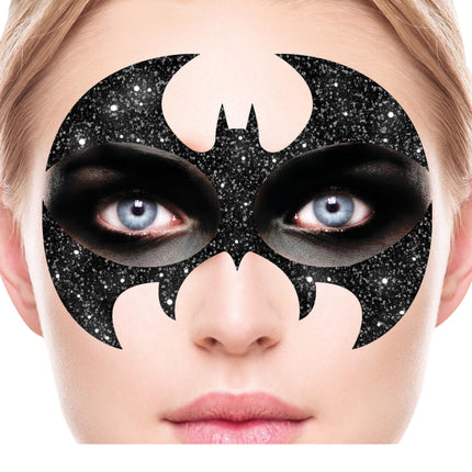 Face Stickers Fladdermus Glitter 20cm