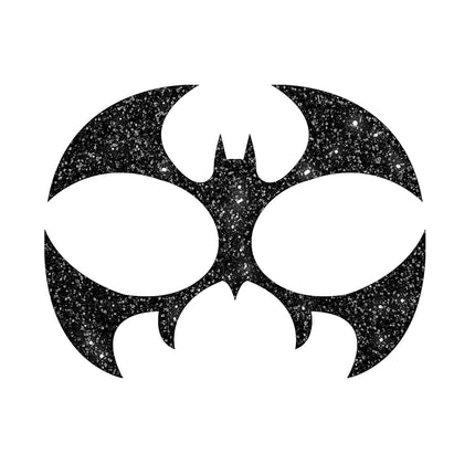 Face Stickers Fladdermus Glitter 20cm