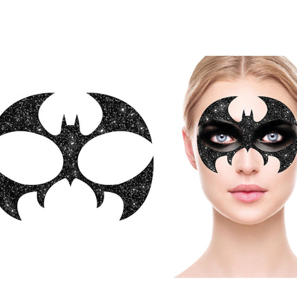 Face Stickers Fladdermus Glitter 20cm