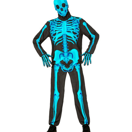 NEON SKELETT KOSTYM