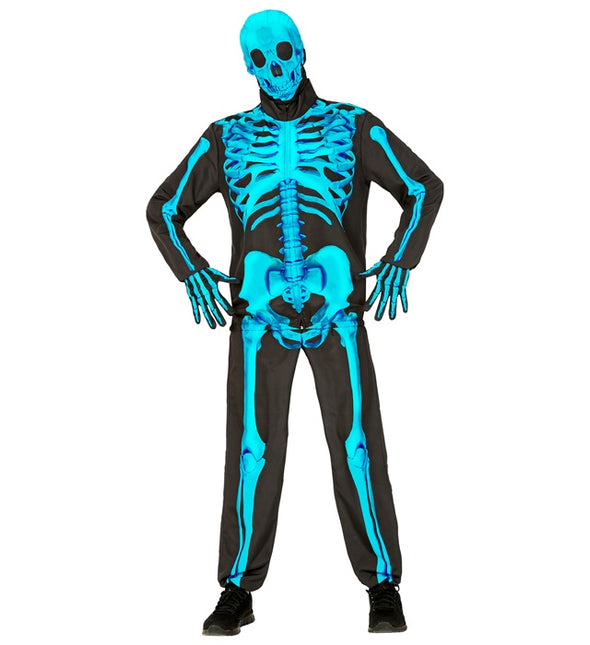 NEON SKELETT KOSTYM