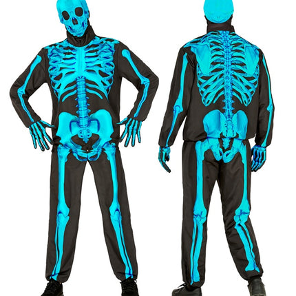 NEON SKELETT KOSTYM