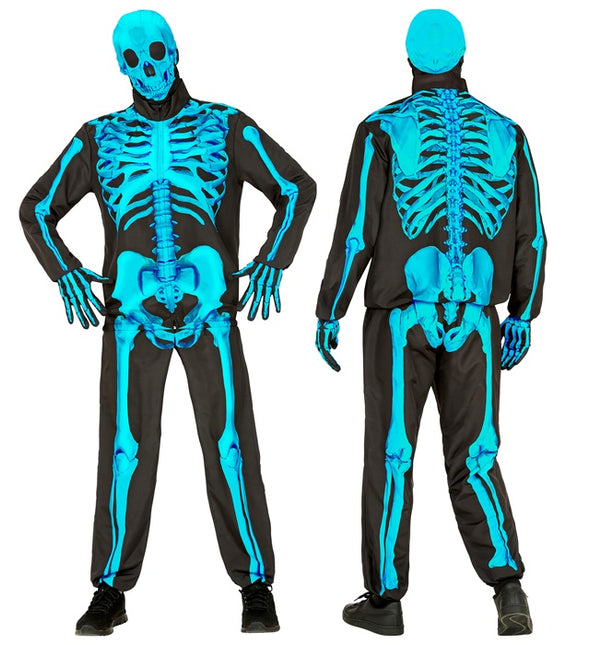 NEON SKELETT KOSTYM