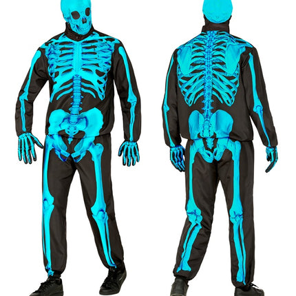 NEON SKELETT KOSTYM