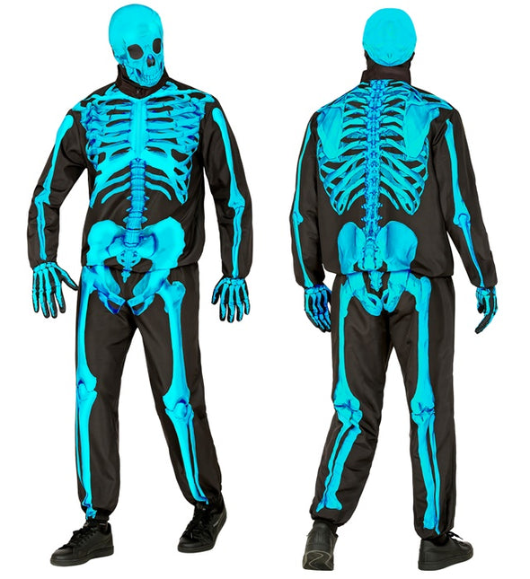 NEON SKELETT KOSTYM