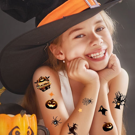 Halloween-tillfälliga tatueringar