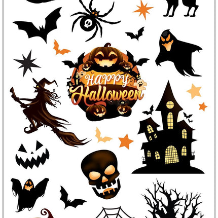 Halloween-tillfälliga tatueringar