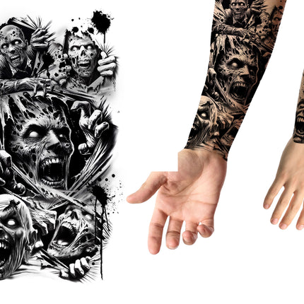 Halloween Nep Tattoo Zombie 30cm