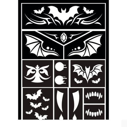 Vampier Tattoo Stencil 20cm