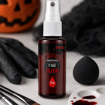 Halloween-spray med fejkblod