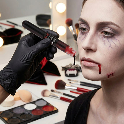 Halloween-rör med låtsasblod, 2 st