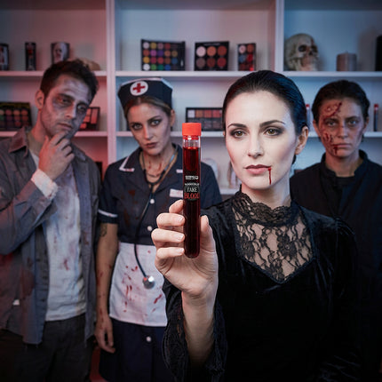 Halloween-rör med låtsasblod, 2 st