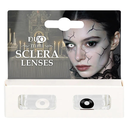 Ett par 6-månaderslinser Mini sclera Eclipse