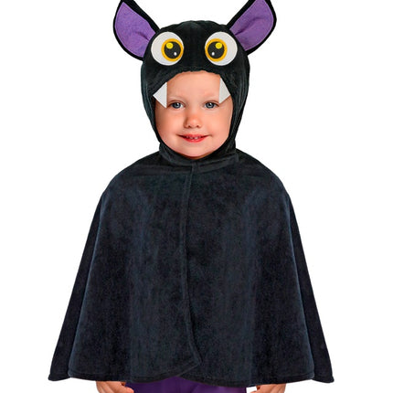PLYSCHPONCHO MED HATT FLADDERMUS