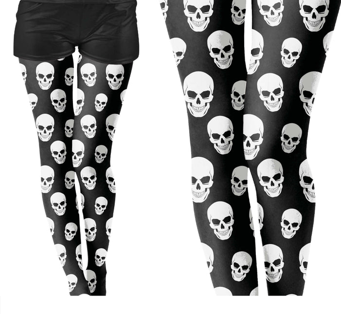Halloween Legging Dödskalle