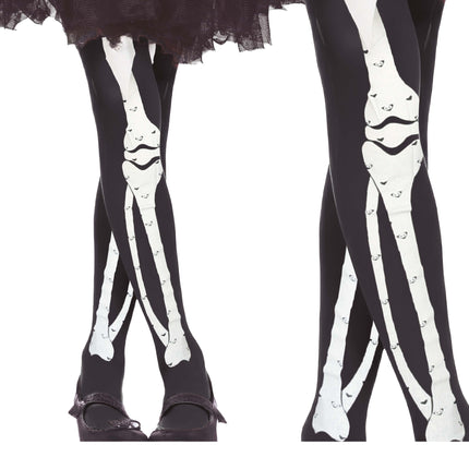 Halloween Legging Skelett Barn