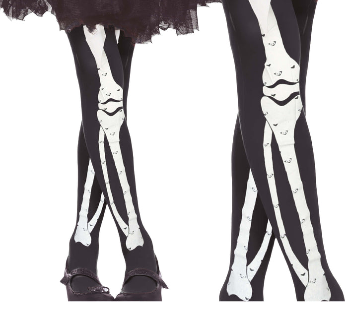 Halloween Legging Skelett Barn