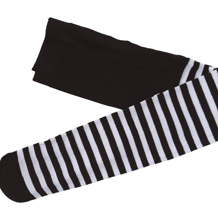 Vita strumpbyxor Randigt Barn