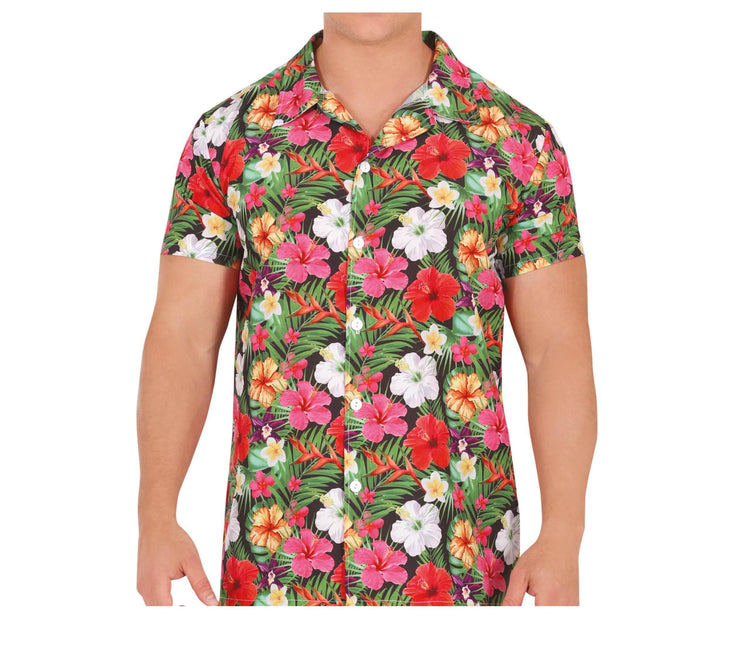 Hawaii Blus Blommor för män