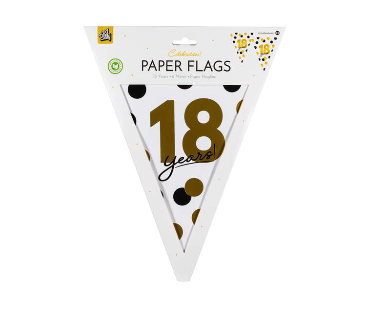 18 Jaar Slinger 6m van Paper Dreams koop je bij Partywinkel