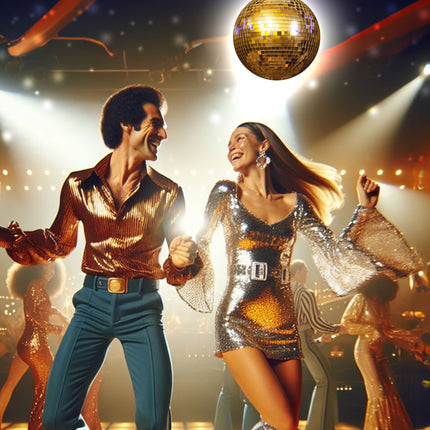 Discoboll Guld Brandhämmande 20cm