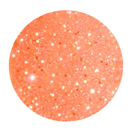 Halloween-hink, orange med glitter