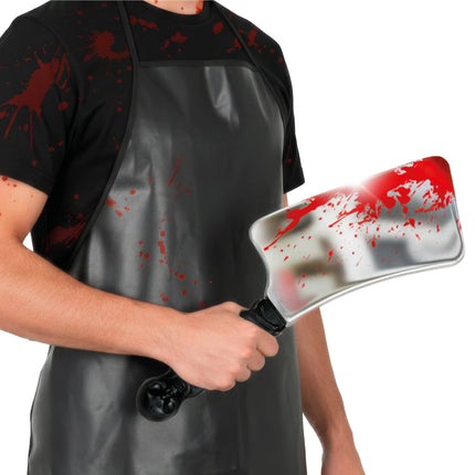 Halloween-leksakskniv med blod, 33 cm