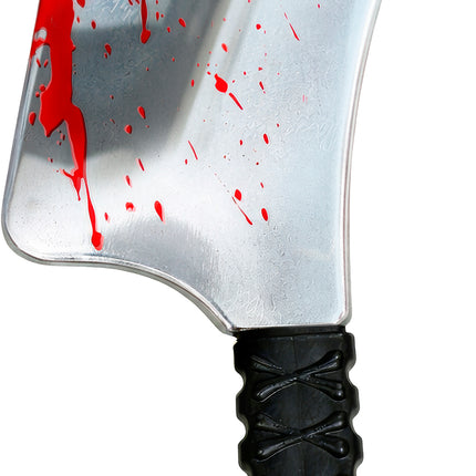 Halloween-leksakskniv med blod, 33 cm