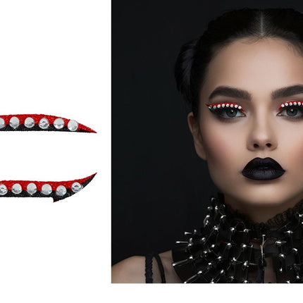 Rode Gezicht Stickers Eyeliner