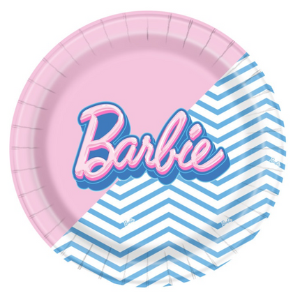 8 BARBIE 9" PLT