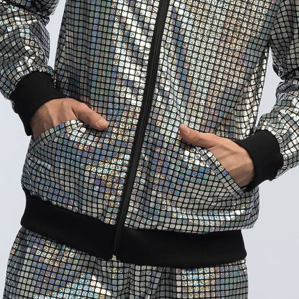 Träningsdräkt Disco Diamond Babe silver
