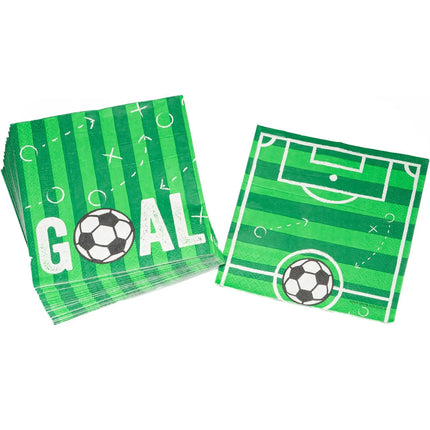 Fotbollsservetter Goal 33 cm, 20 st