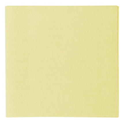 20 napkins 3ply Vert Decor 33x33cm yellow van Riethmueller koop je bij Partywinkel