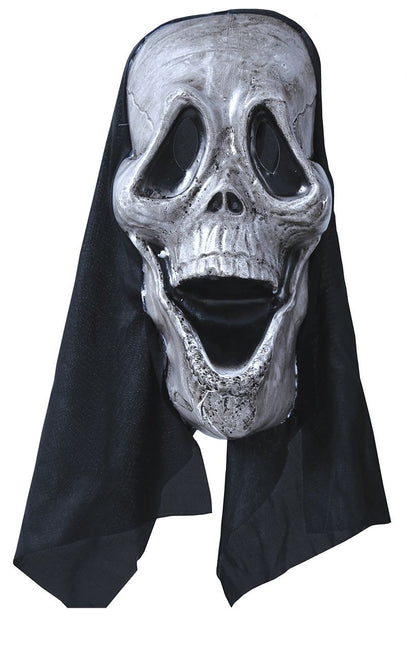 Svartvit Halloween-mask Spöke