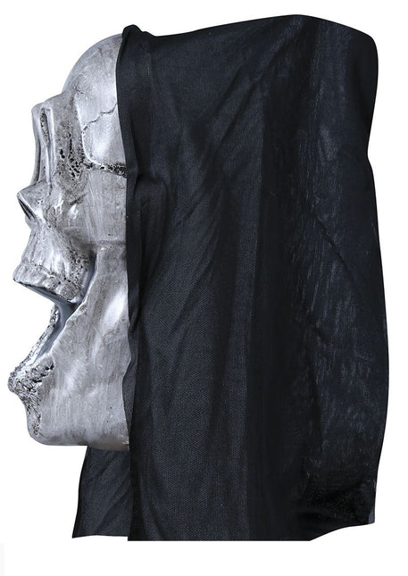 Svartvit Halloween-mask Spöke