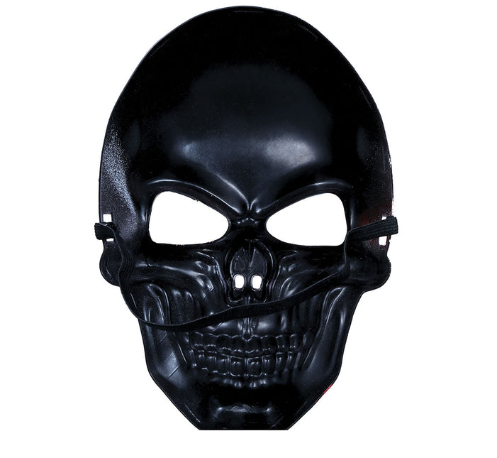 Röd Vit Halloween Mask Dödskalle