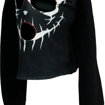 Halloween-mask – svart kanin