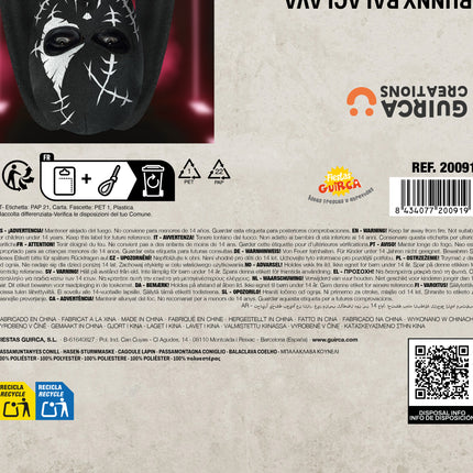 Halloween-mask – svart kanin